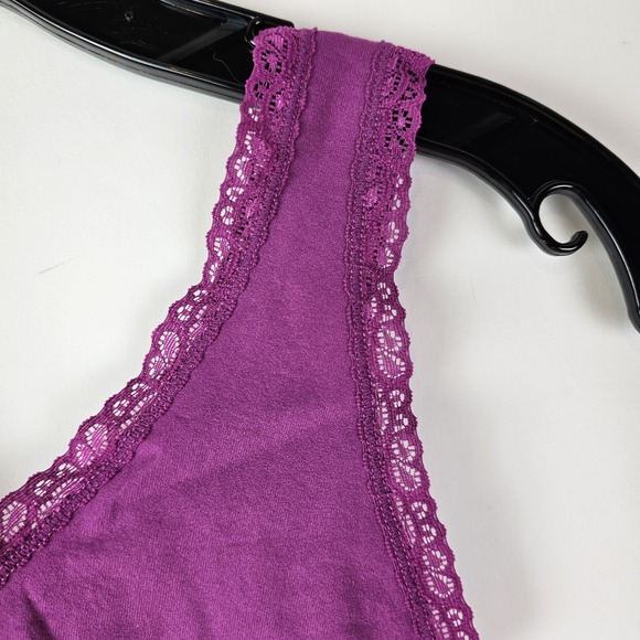 Rhonda Shear Seamless Original Ahh Comfort Bra New NWOT Small Wireless Fuschia - Picture 2 of 4